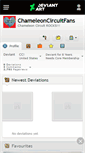 Mobile Screenshot of chameleoncircuitfans.deviantart.com