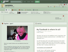 Tablet Screenshot of candybkins.deviantart.com