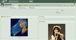 Desktop Screenshot of cutiekekegirl.deviantart.com
