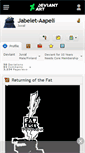 Mobile Screenshot of jabelet-aapeli.deviantart.com