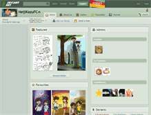 Tablet Screenshot of heijikazufc.deviantart.com