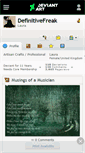 Mobile Screenshot of definitivefreak.deviantart.com