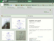 Tablet Screenshot of d3st1nii.deviantart.com
