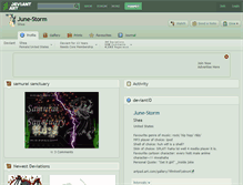 Tablet Screenshot of june-storm.deviantart.com