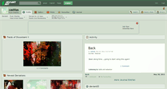 Desktop Screenshot of castitas.deviantart.com