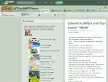 Tablet Screenshot of liftyandshiftyfans.deviantart.com