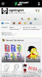 Mobile Screenshot of nightfright9.deviantart.com