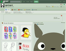 Tablet Screenshot of nightfright9.deviantart.com