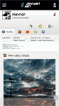 Mobile Screenshot of mavnor.deviantart.com