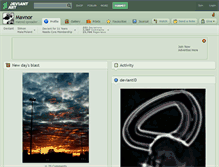 Tablet Screenshot of mavnor.deviantart.com