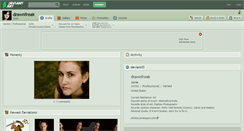 Desktop Screenshot of drawnfreak.deviantart.com
