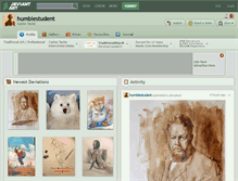 Tablet Screenshot of humblestudent.deviantart.com