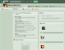 Tablet Screenshot of pierce-villers-fc.deviantart.com