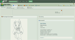 Desktop Screenshot of dark-kitten.deviantart.com