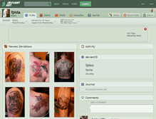 Tablet Screenshot of fpista.deviantart.com