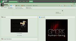 Desktop Screenshot of gmork.deviantart.com