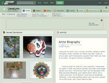 Tablet Screenshot of lianalynn.deviantart.com