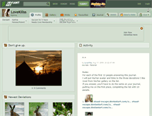 Tablet Screenshot of lovekillss.deviantart.com