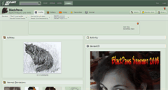 Desktop Screenshot of blackpaws.deviantart.com
