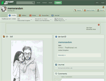 Tablet Screenshot of memorandom.deviantart.com