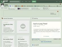 Tablet Screenshot of lleej.deviantart.com