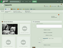 Tablet Screenshot of happyantix.deviantart.com