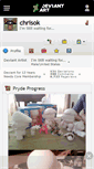 Mobile Screenshot of chrisok.deviantart.com