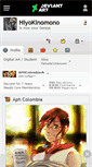 Mobile Screenshot of hiyokinomono.deviantart.com