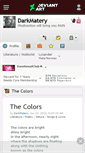 Mobile Screenshot of darkmatery.deviantart.com