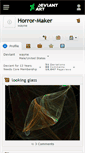 Mobile Screenshot of horror-maker.deviantart.com