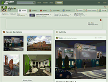 Tablet Screenshot of elyishe.deviantart.com
