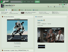 Tablet Screenshot of catsville1.deviantart.com