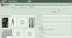 Desktop Screenshot of crown77.deviantart.com