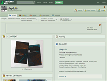 Tablet Screenshot of playdolls.deviantart.com