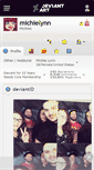 Mobile Screenshot of michielynn.deviantart.com