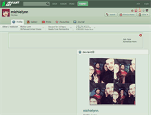 Tablet Screenshot of michielynn.deviantart.com