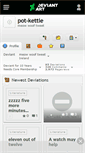 Mobile Screenshot of pot-kettle.deviantart.com