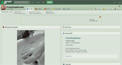 Desktop Screenshot of prettypedalpusher.deviantart.com