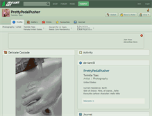 Tablet Screenshot of prettypedalpusher.deviantart.com