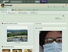 Tablet Screenshot of miniknight.deviantart.com
