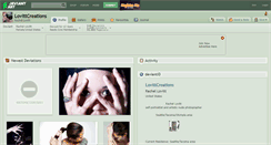 Desktop Screenshot of lovittcreations.deviantart.com