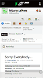 Mobile Screenshot of hidansstalkers.deviantart.com