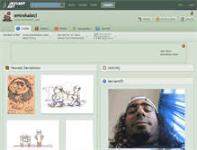 Tablet Screenshot of emrekaleci.deviantart.com