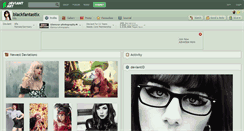 Desktop Screenshot of blackfantastix.deviantart.com