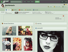 Tablet Screenshot of blackfantastix.deviantart.com