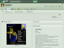 Tablet Screenshot of mastapepsi.deviantart.com