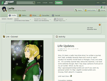 Tablet Screenshot of larita.deviantart.com