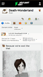 Mobile Screenshot of death-wonderland.deviantart.com