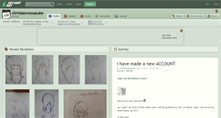 Desktop Screenshot of christalovessasuke.deviantart.com