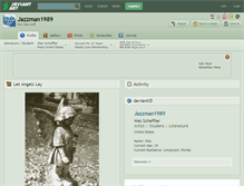 Tablet Screenshot of jazzman1989.deviantart.com